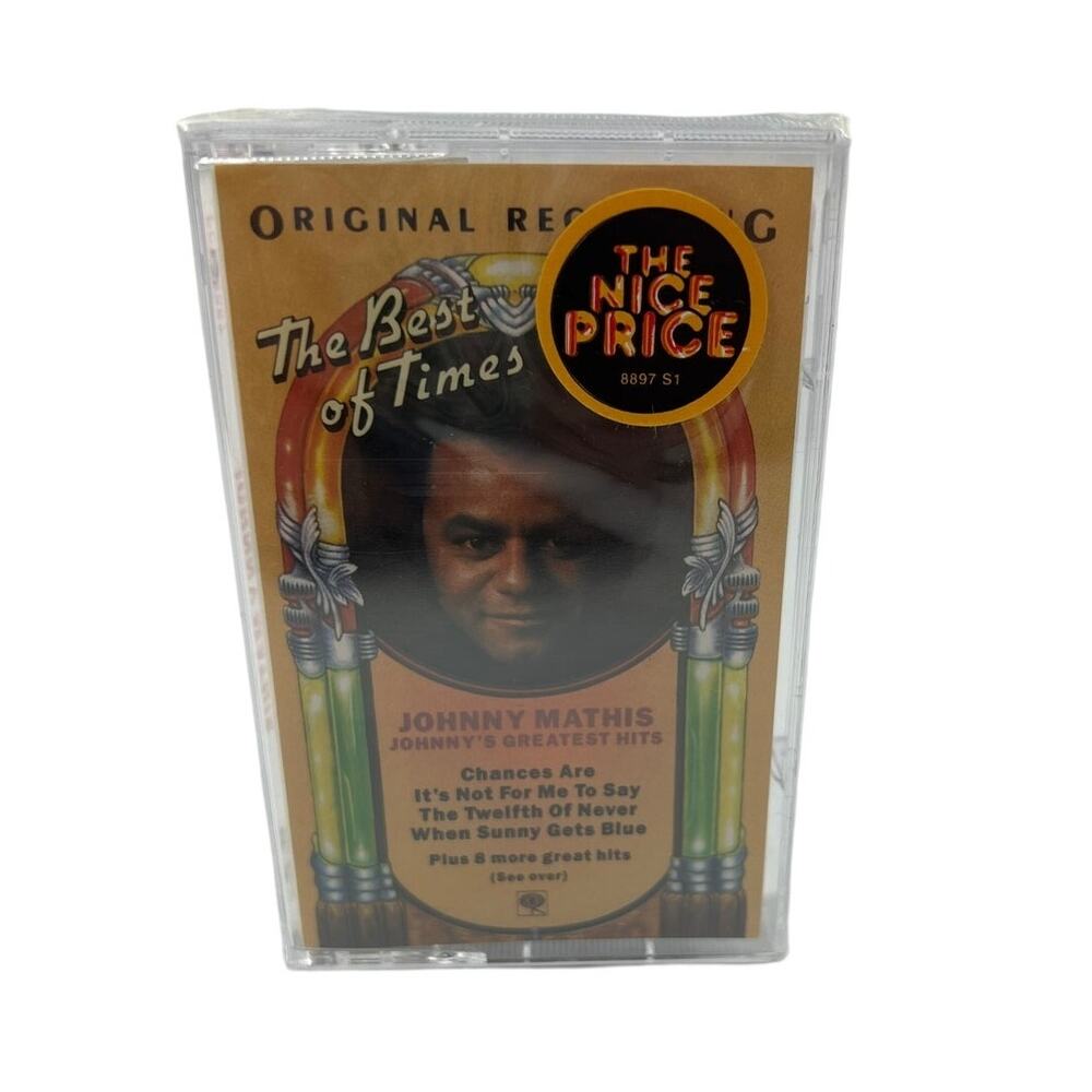 The Best of Times Johnny Mathis Greatest Hits Album Cassette Tape NEW SEALED‎